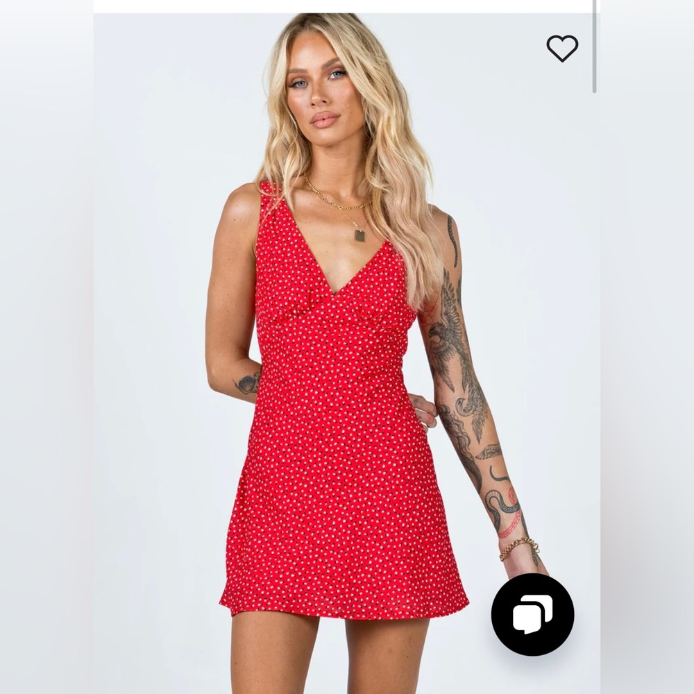 Princess Polly Red Mini Dress Sz 4